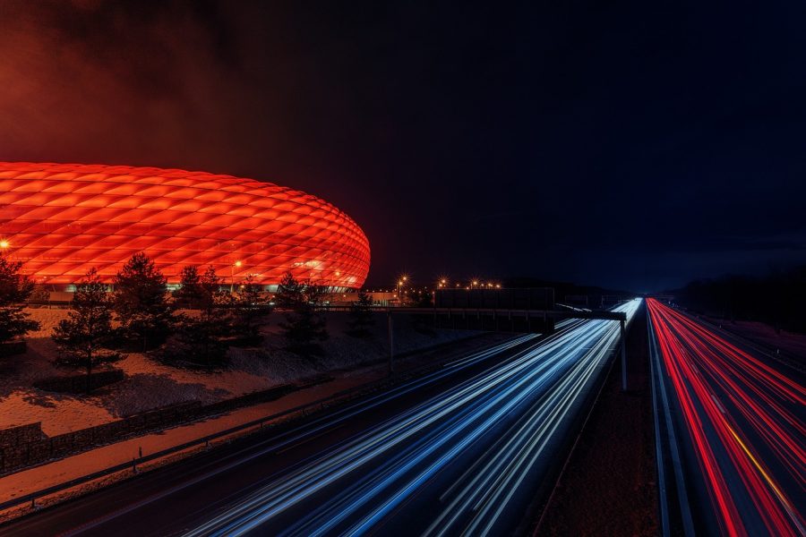 Football Stadium Highway Night - Free photo on Pixabay