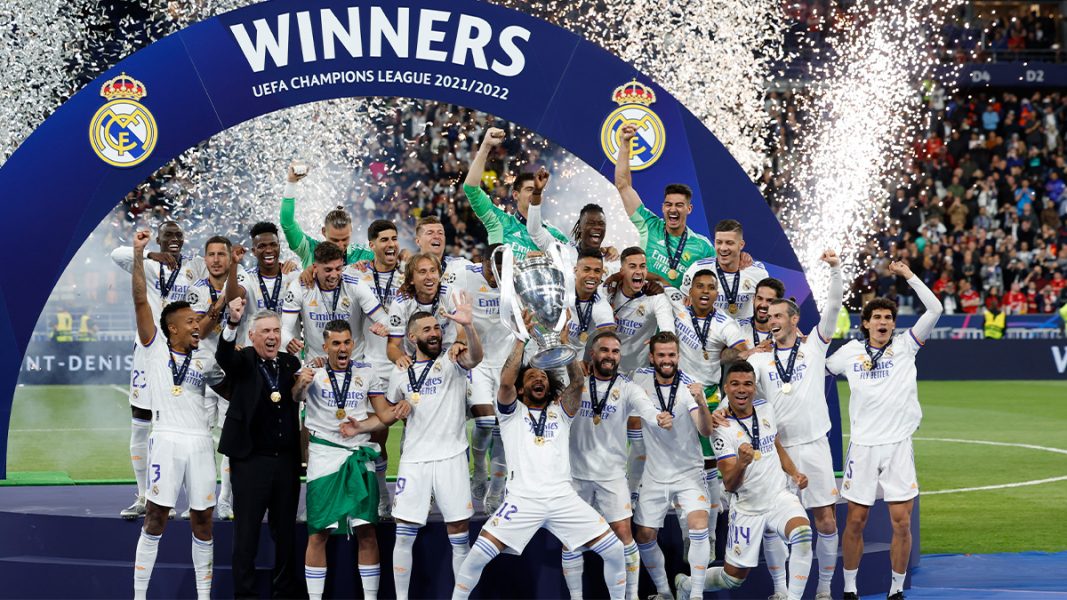 Real Madrid won the 14th UCL