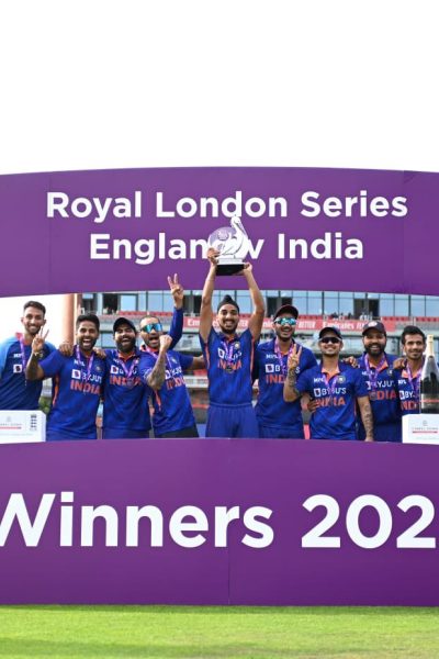 India won the series against England