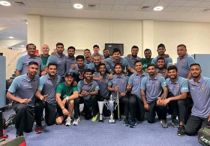 Bangladesh won the series against the UAE