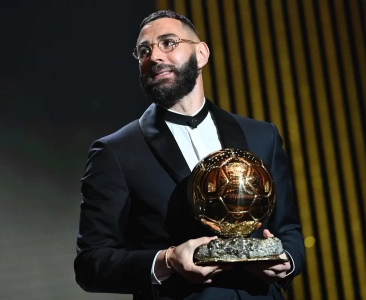 Benzema received the Ballon d'Or