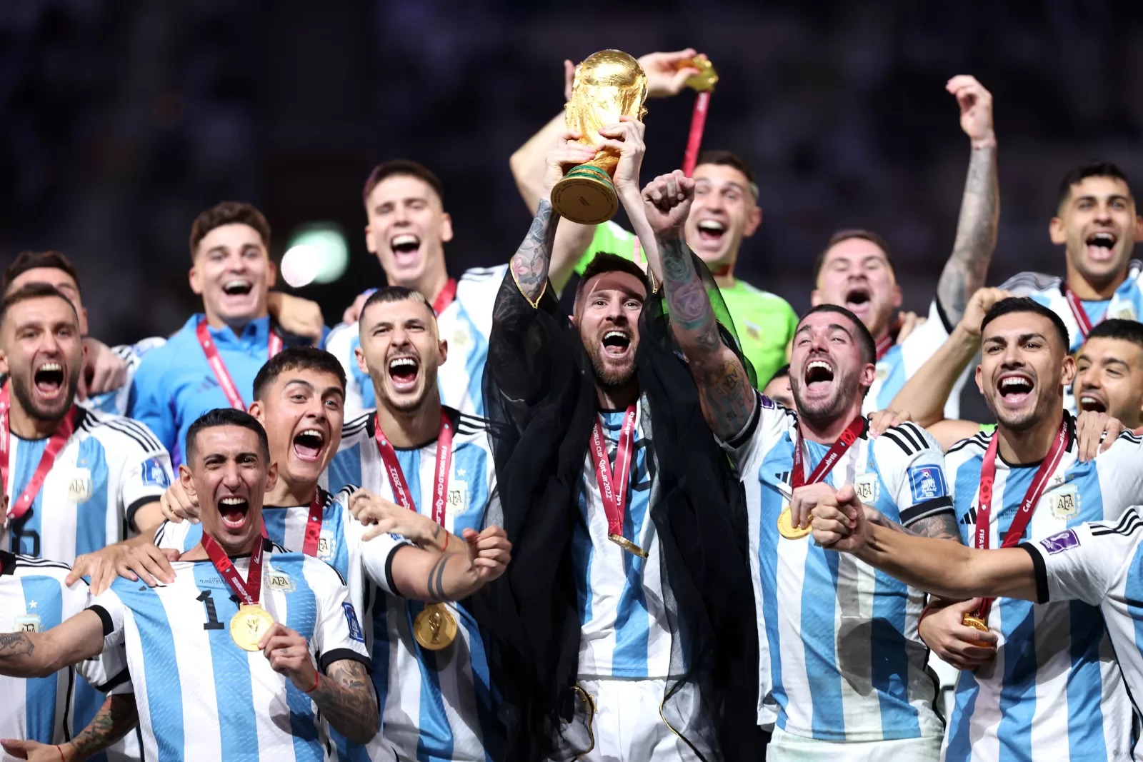Lionel Messi wins the world cup for Argentina