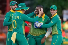 South Africa defeated England